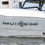 NauticStar badging available in chrome, black chrome and matte black