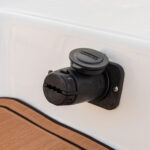 Trolling motor receptacle