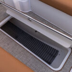 Underdeck storage for skis and wakeboards