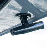 Stainless steel rod holders - top