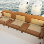 Plush 3-across aft seating