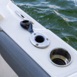 Gunnel rod holders and stainless steel cup holders