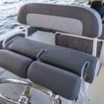 Premium helm bench seats with leaning bolsters