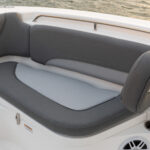 Bow chaise lounge with retractable backrest